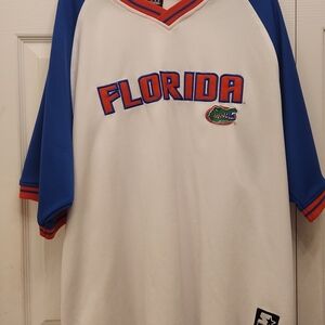 Starter Florida Gators White Team Jersey With Logo And Gator